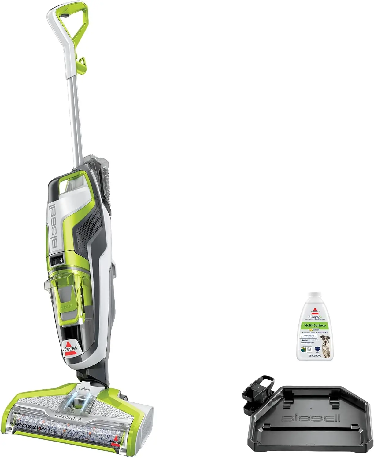 CrossWave Floor and Area Rug Cleaner, Wet-Dry Vacuum, 3888A, Corded Electric, Green