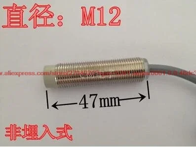 100% NEW FT12-04C M12 Proximity Switch Normally Open Type DC24V Sensor, 2-wire DC Two-wire Normally Closed 3