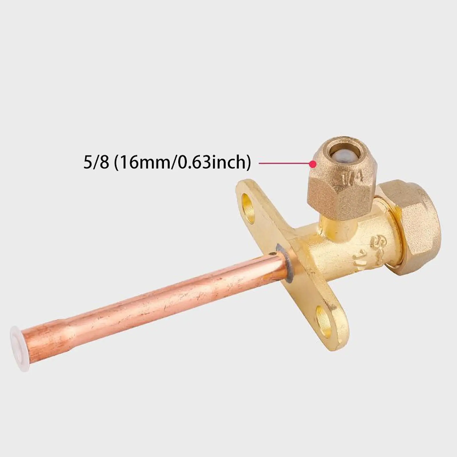 Air Conditioner Stop Valve Service Access Valve 3 Way Angle Straight AC Spare Part Easy to Install High and Low Pressure