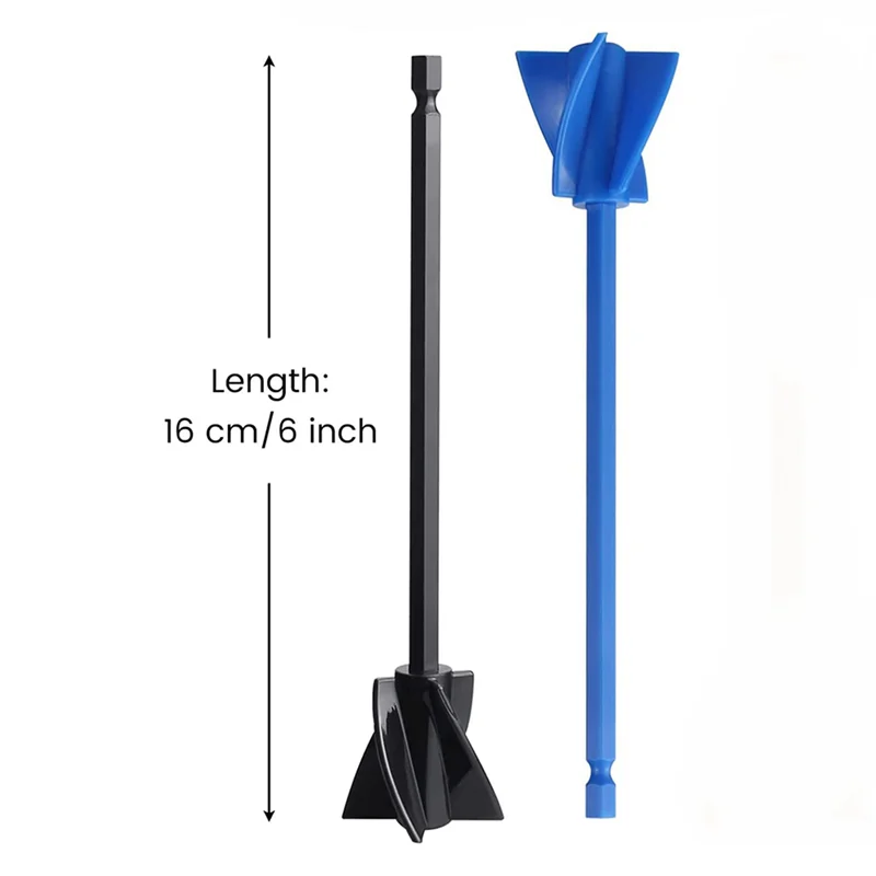 A68M-8 قطع مرفق خلاط إيبوكسي للحفر والطلاء القابل لإعادة الاستخدام ومجداف خلاط الراتنج لخلط راتنجات الايبوكسي والطلاء والصقيل