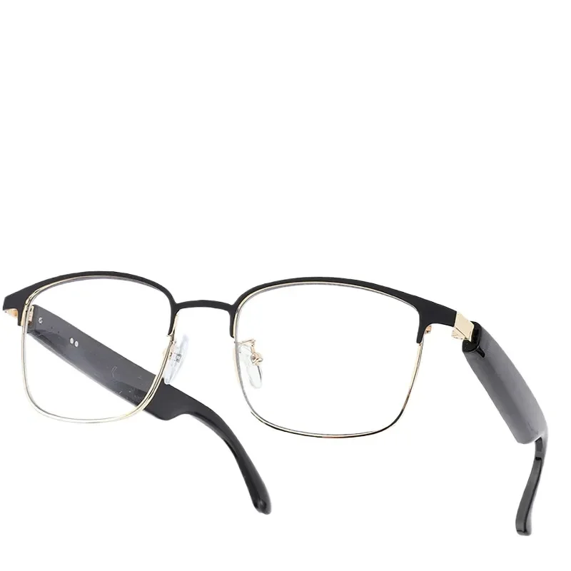 AI Translation Smart Glasses Bluetooth Audio Sunglasses Noise Cancelling Music Call Meeting Record Long Battery Life Men
