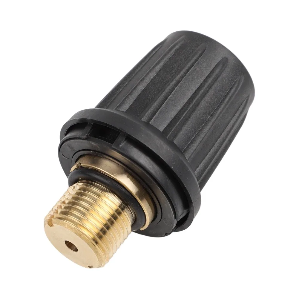 Brass Safety Valve Steam Cleaner Cap For Steam Cleaner Maintenance Gold Black Steam Cleaner Long-term Operation