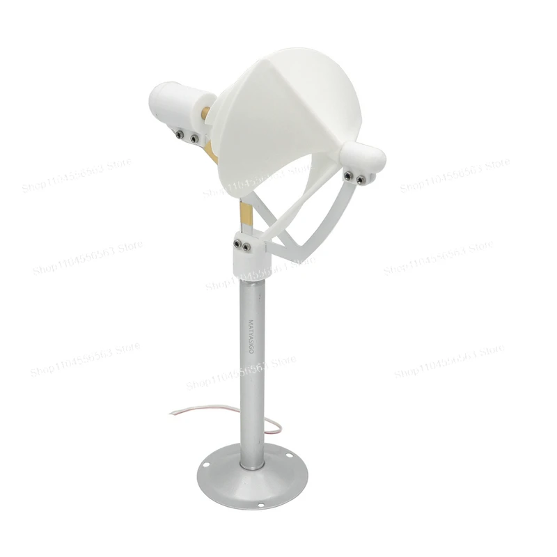 10W Miniature Helical Generator Spiral Wind Turbine Generator For Science Experiment Generates Electric Light Spiral Generator