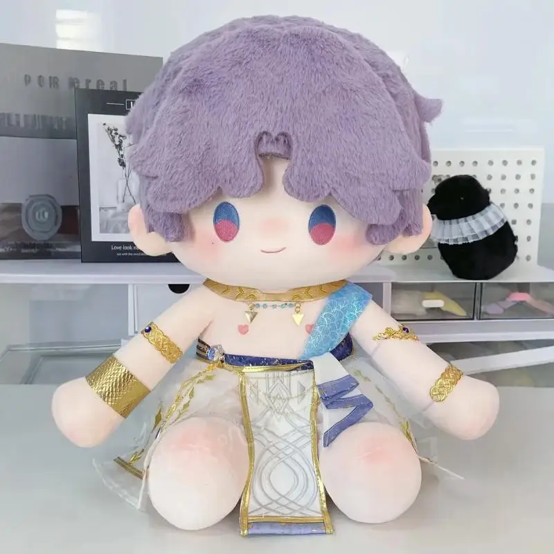 

40CM Anime Love and Deepspace ホムラ Rafayel Cosplay Soft Sitting Posture Plush Doll Body Clothing Pillow Stuffed Toy Gift