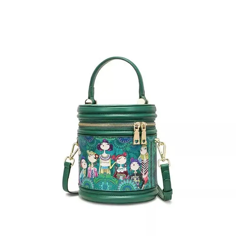 

Three-dimensional Bucket Bag, New Versatile Portable High-end Textured Women's Bag, Shoulder Messenger Bag Pretty Tide Handbags