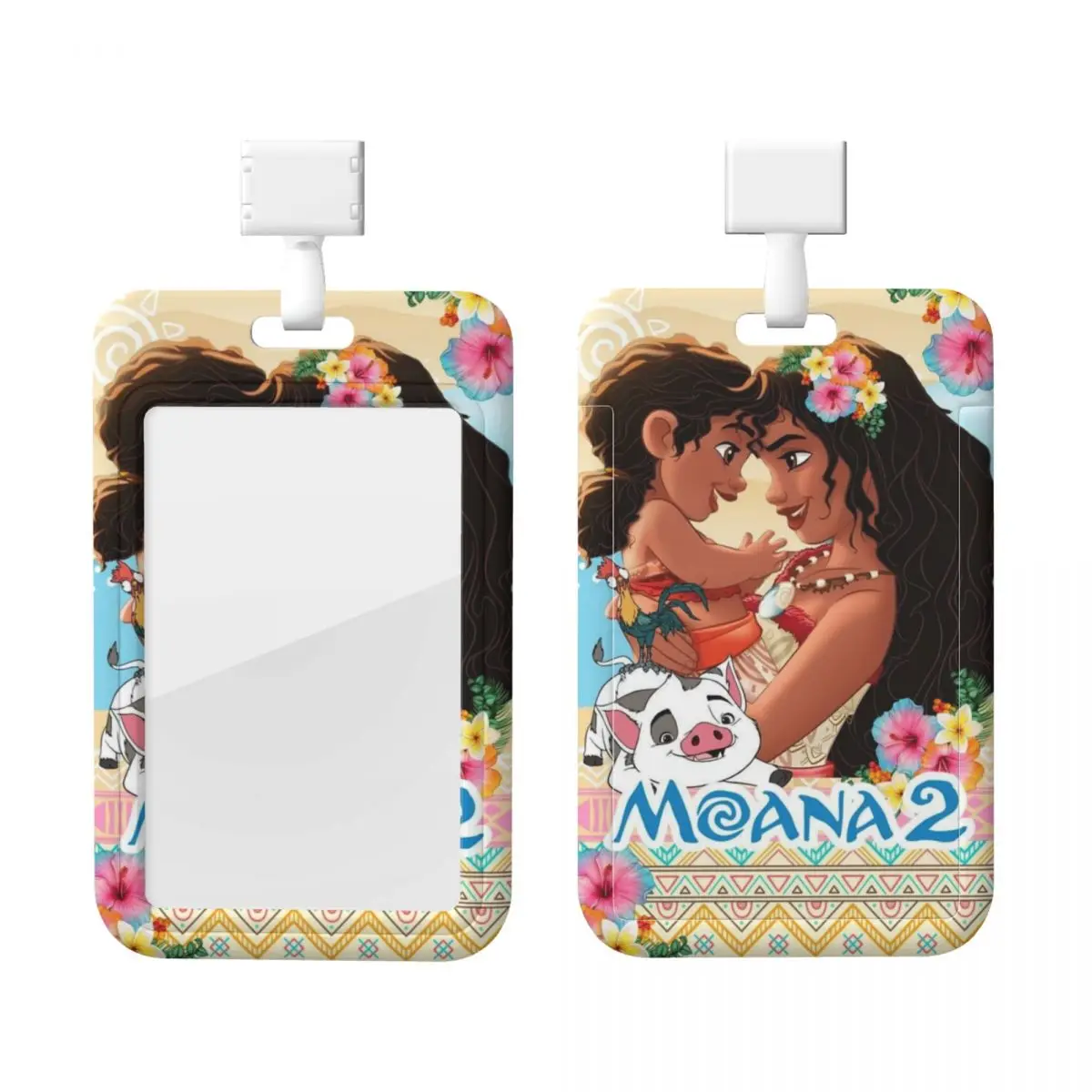 

Custom Moana Cartoon Credit Card Holders Neck Strap Lanyard ID Badge Card Holder Factories Engineers Card Holder
