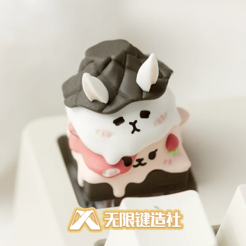 

Cute ESC Themed Point Keycap Resin Custom Original Handmade Artisan Personality Keycaps for Mechanical Keyboard Accessories Gift