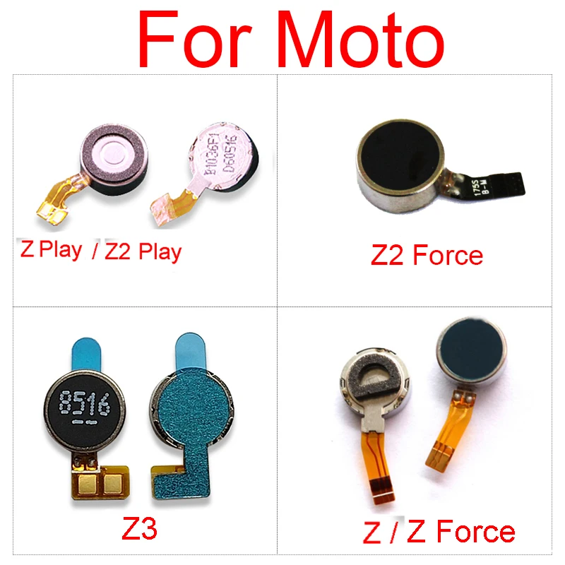 Motor Vibrator Module For Moto Z Play XT1635 Z2 Play Z3 Z Force XT1650 Z2 Force XT1789 Vibration Motor Flex Cable Repair Parts 