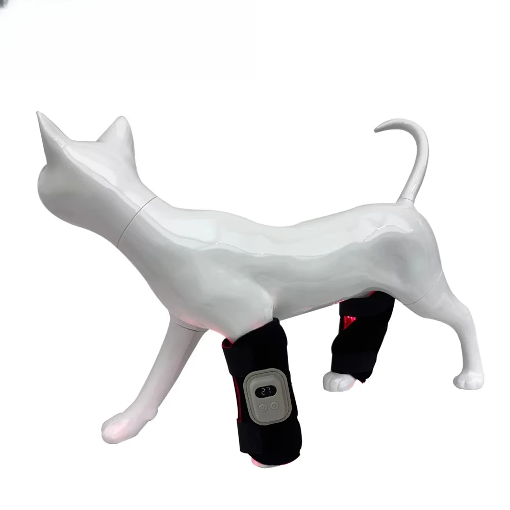 660nm 850nm Lighting Treatment Wearable Wrap Pain Relief Device Animals Dog&Cat Red Light Therapy Infrared for Pet Joint Hock