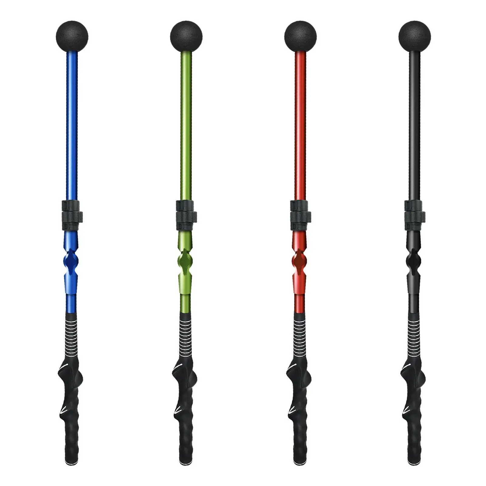 Golf Swing Trainer Golf Training Aid Retractable Strength Training Warm up Stick