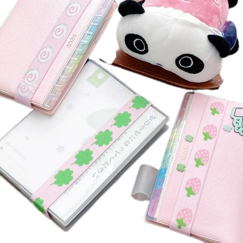 Raccoglitore regalo di Babbo Natale per A7 M5 Planner Quaderno Stella Decorazione INS Accessorio di archiviazione Cinghie Kawaii Cartella di file