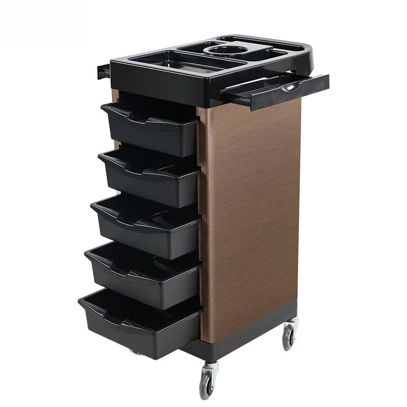 Professional Aesthetic Cart Barbershop Furniture Cosmetic Salon Furniture Beauty Salon Trolley Eyelash Extensions Handcart Wagon
