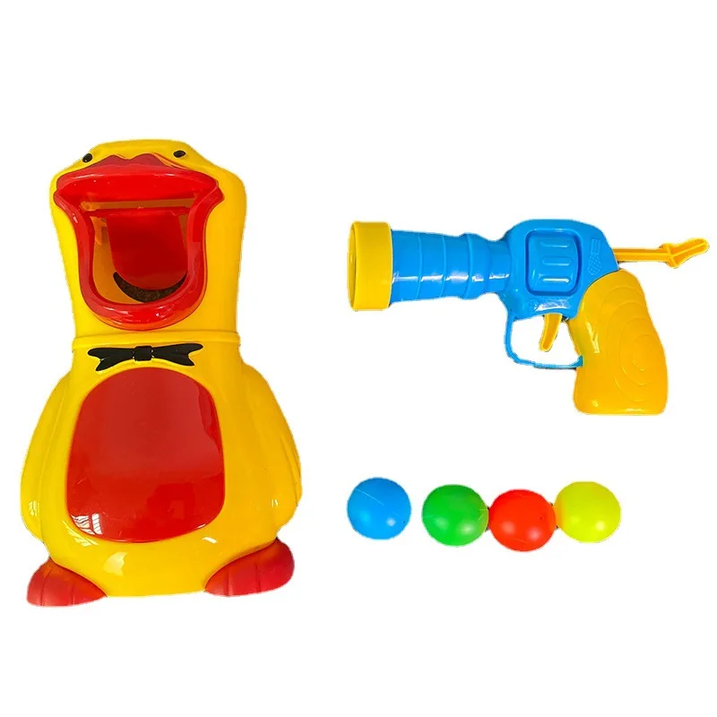 Funny Shooting Duck Toys for Kids, Air Powered, Safety Soft Bullet Gun, Shooting Target Game, Birthday Gift