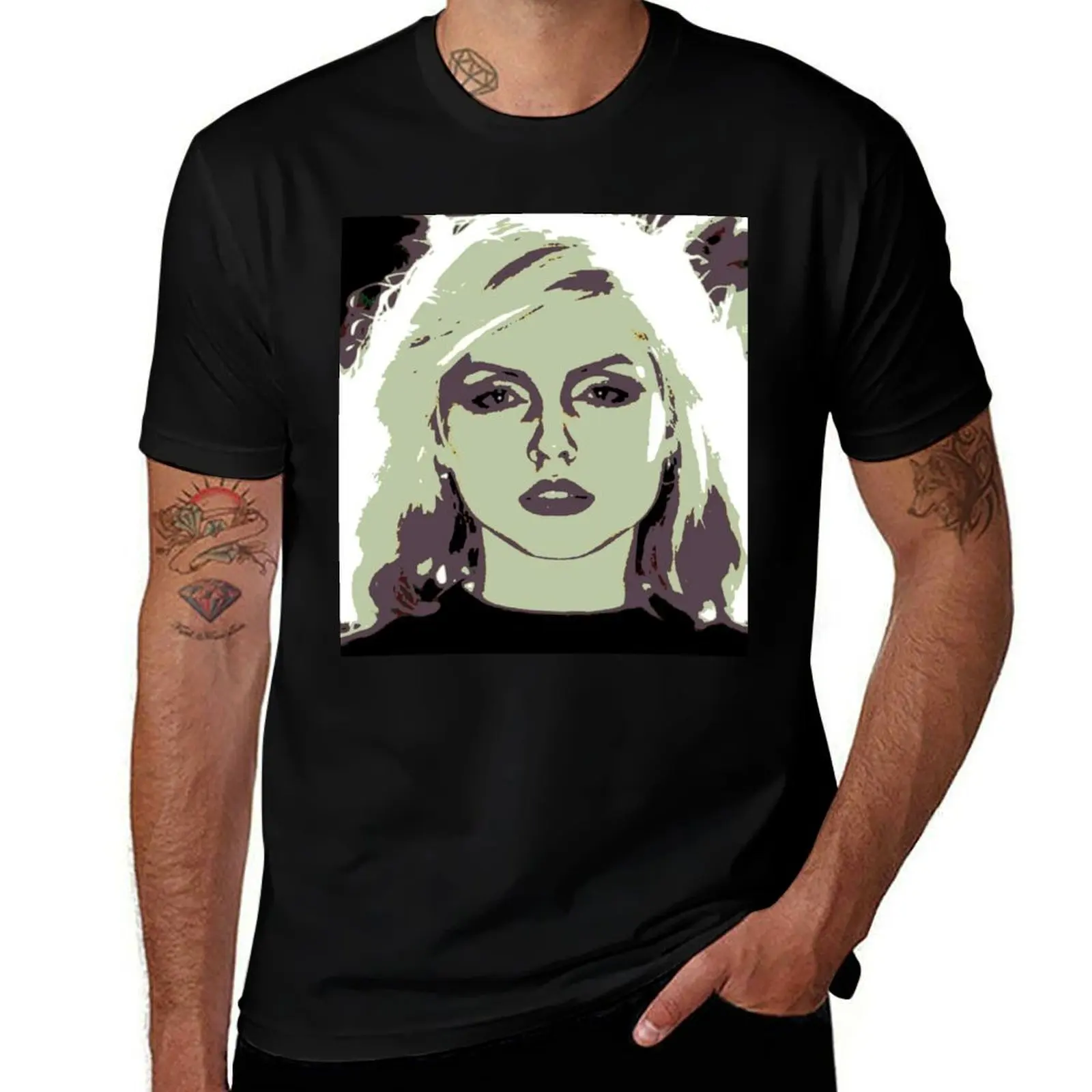 

Debbie Harry pop art T-Shirt man t shirt oversize t-shirts man boys whites mens graphic t-shirts