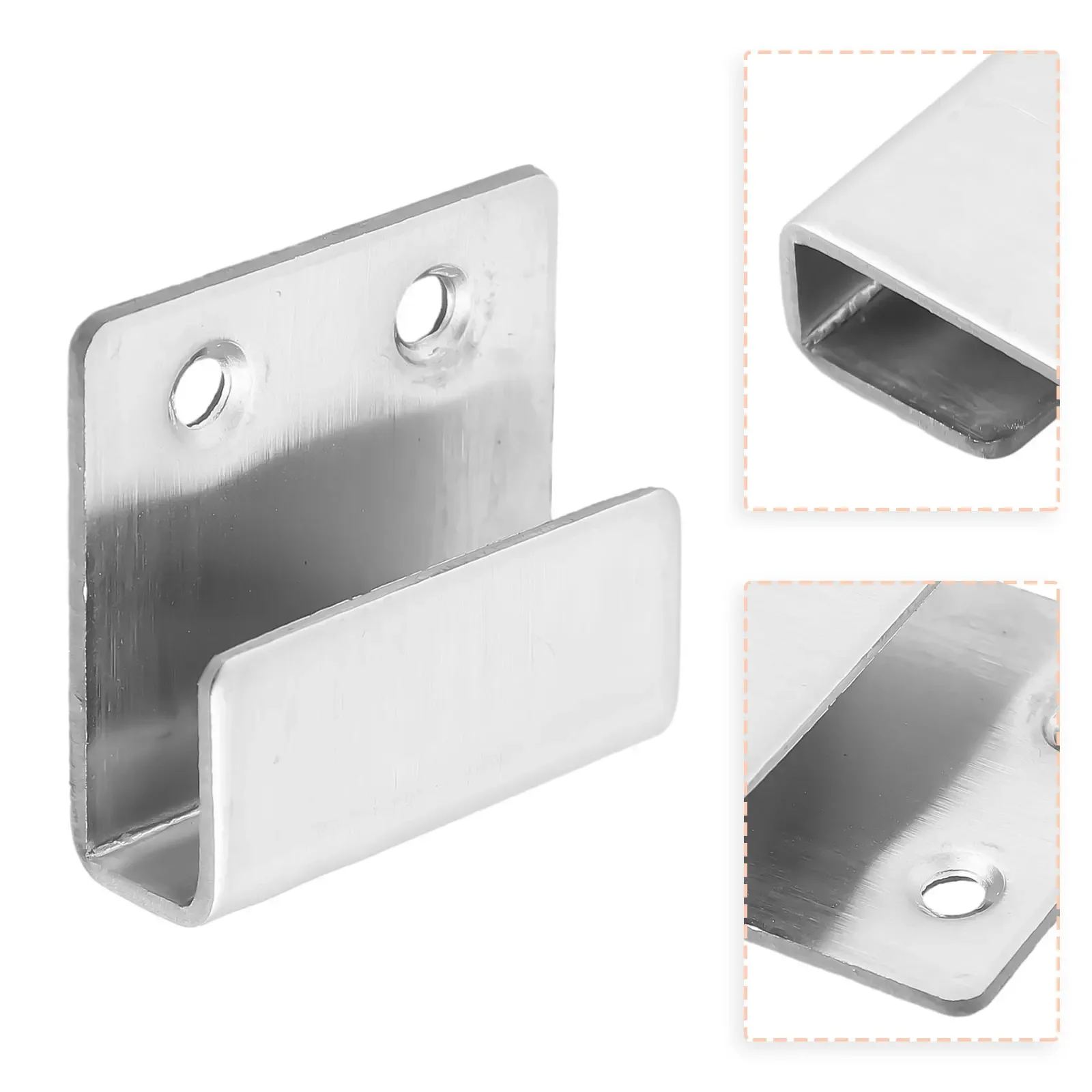 U-Shape Corner Brackets Stainless Steel Hanging Hook Joint Fastener Wall Support For Support Tiles Mirrors Rust-proof