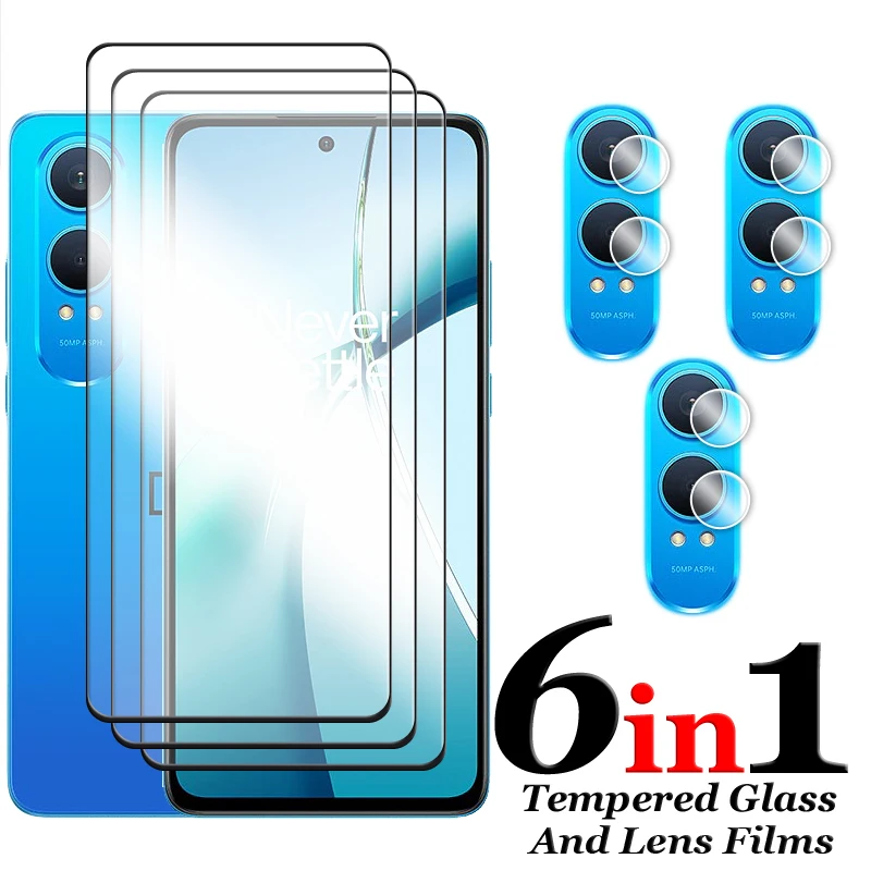 

For OnePlus Nord CE4 Lite 5G Glass For Nord CE4 Lite Tempered Glass 2.5D Full Cover HD Screen Protector For Nord CE4 Lite Film