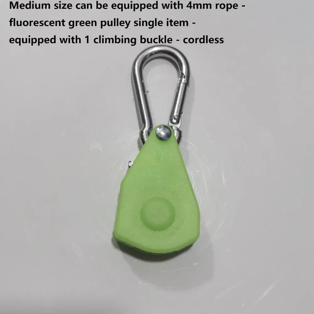 4mm*2m Camping Tent Tie Down Reflective Metal Lifting Pulley Fastening Pulley Ratchet Hangers Multicolors
