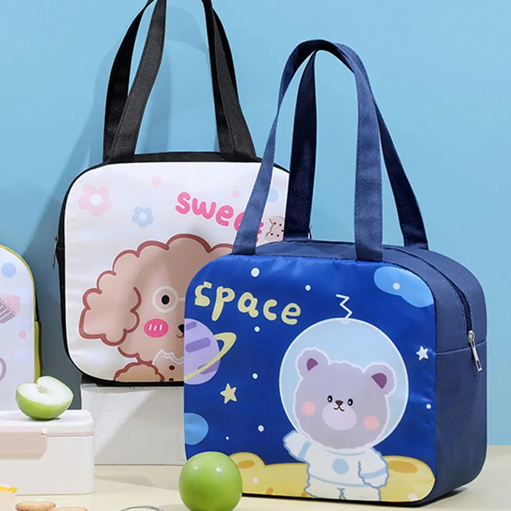 

Colorful Fashion Oxford Bear Cartoon Animals Lovely Insulation Bag Milk Bottle Case Lunch Bag Food Thermal Bag