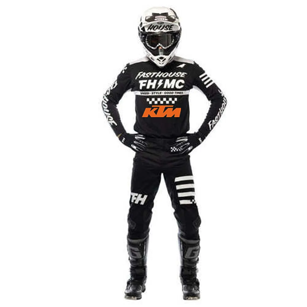 Ready To Race 2025 KTM Motocross Gear Set Top Dirt Bike Jersey Set Motocross Kit ATV Motorcycle Power Wear