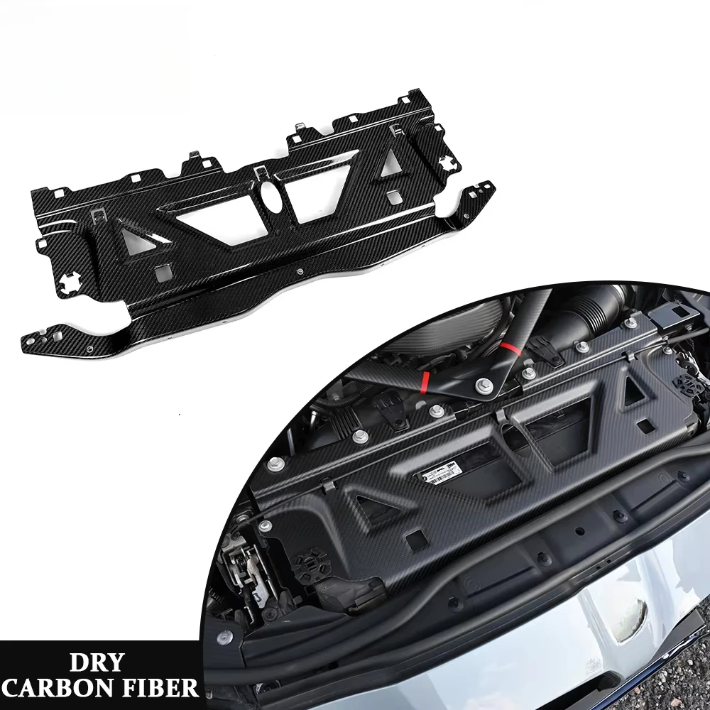 

100% Dry Carbon Fiber Full Replacement Radiator Cooling Shroud Slam Panel for BMW G80 G81 G82 G83 G87 M2 M3 M4 Tank Cover Trim