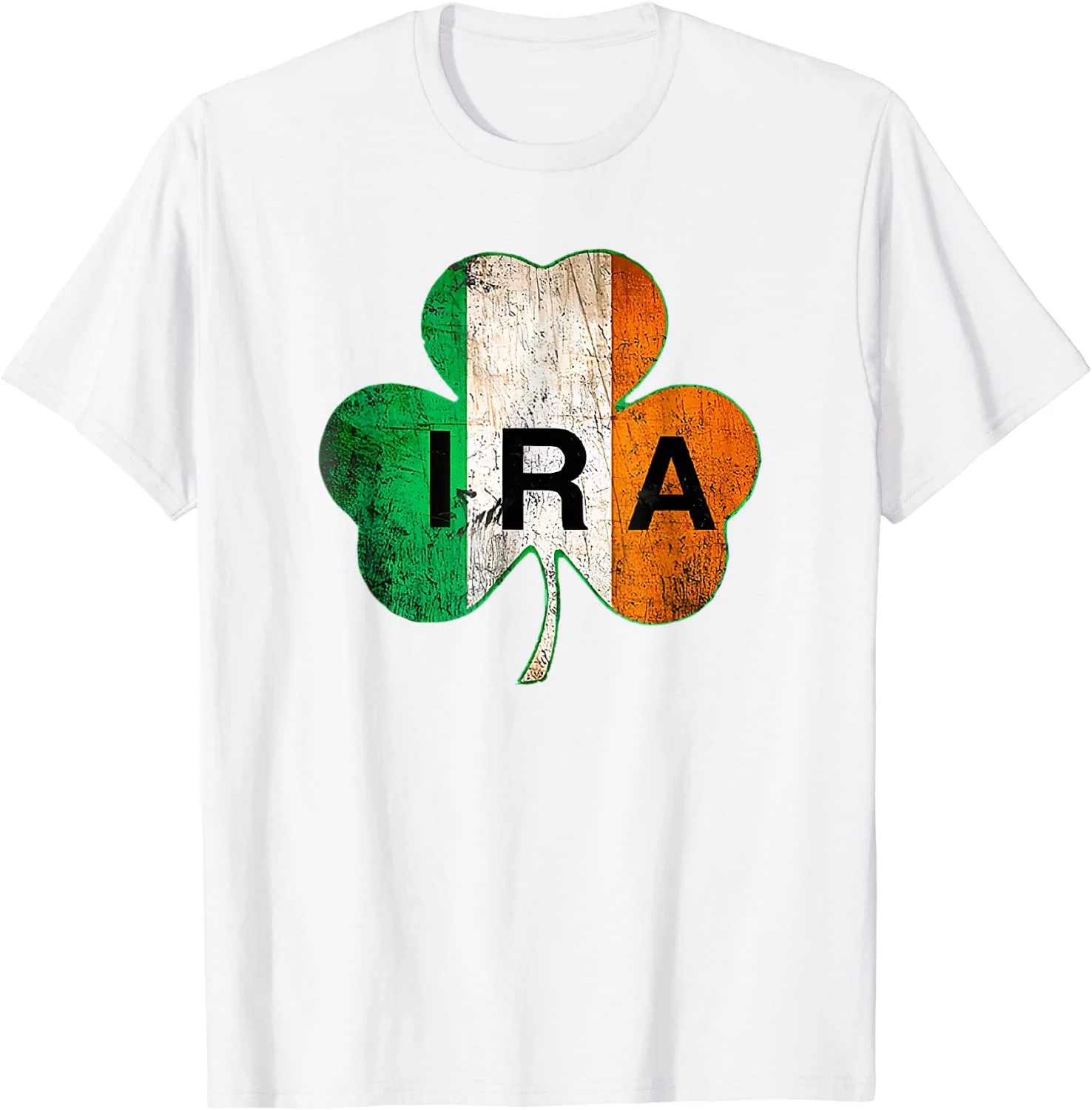 

2025 Summer New IRA Irish Lucky Clover St Patrick's Day Irish Flag T-Shirt Unisex Casual Breathable Children's T-Shirt
