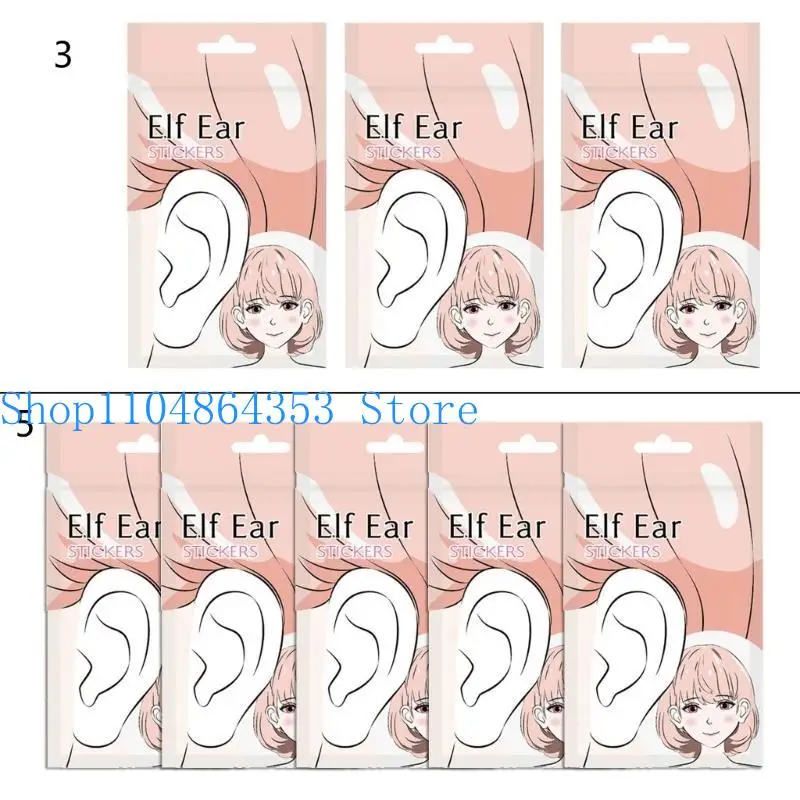 652F DIY ملصق الأذن Elves هدية للنساء لدعم الأذنين الكبيرة