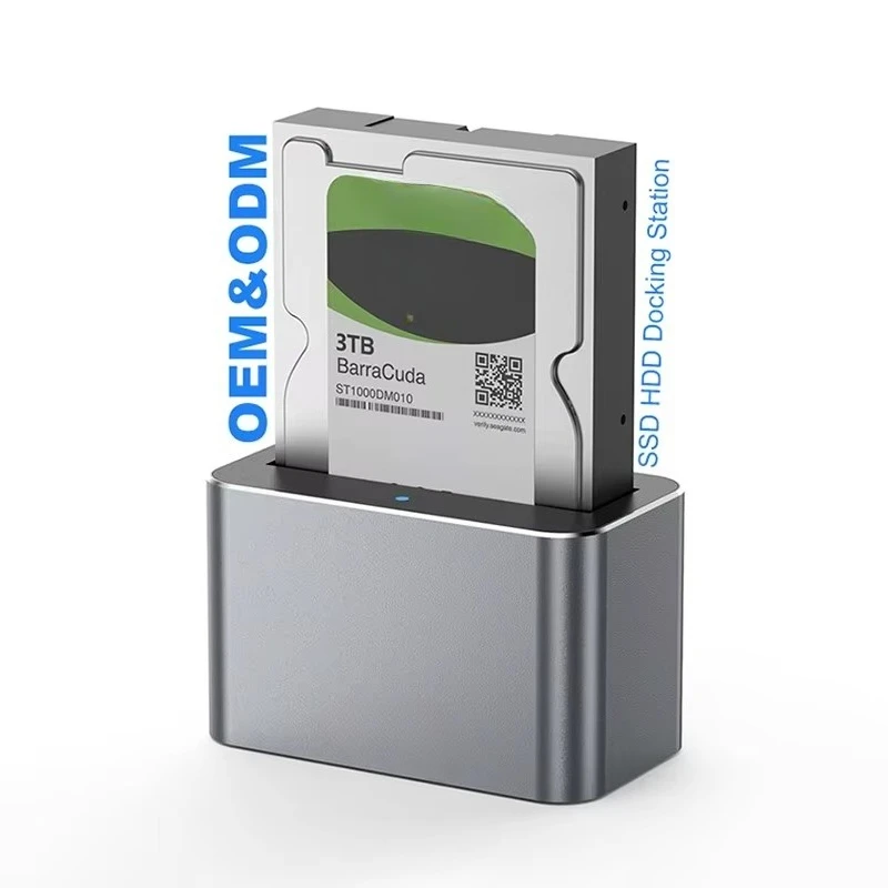 

EE1 SSD Enclosure External Hard Disk SAS/SATA Hard Drive Docking Station for 2.5Inch 3.5Inch HDD SSD SAS SATA Hard
