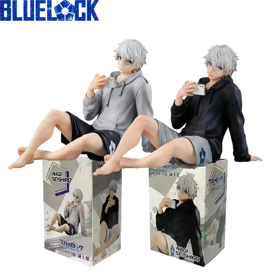 

New 9CM BLUE LOCK Nagi Seishiro Anime Figure Toys Collection Animation Model Cute Version Doll Desktop Ornaments