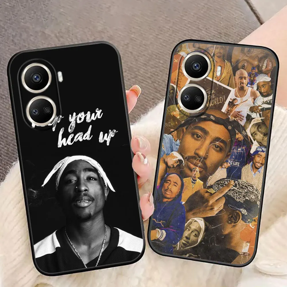 Rap Singer Tupac Shakur Phone Case For Huawei NOVA Y90 Y70 Y61 10 10SE 9 8 8I 7 7I 6 SE 5 5I 4 3 3I 2 Pro Case Funda Coque Shell