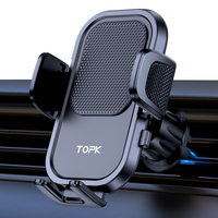 TOPK D40G Metal Hook 360° Rotation Easy Install for Air Vent Compatible with All Phone Models