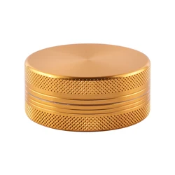 New Sale 2-layer Aluminum Herbal Herb Grinder Tobacco Smoke Grinders  Smoking Pipe Container Accessories