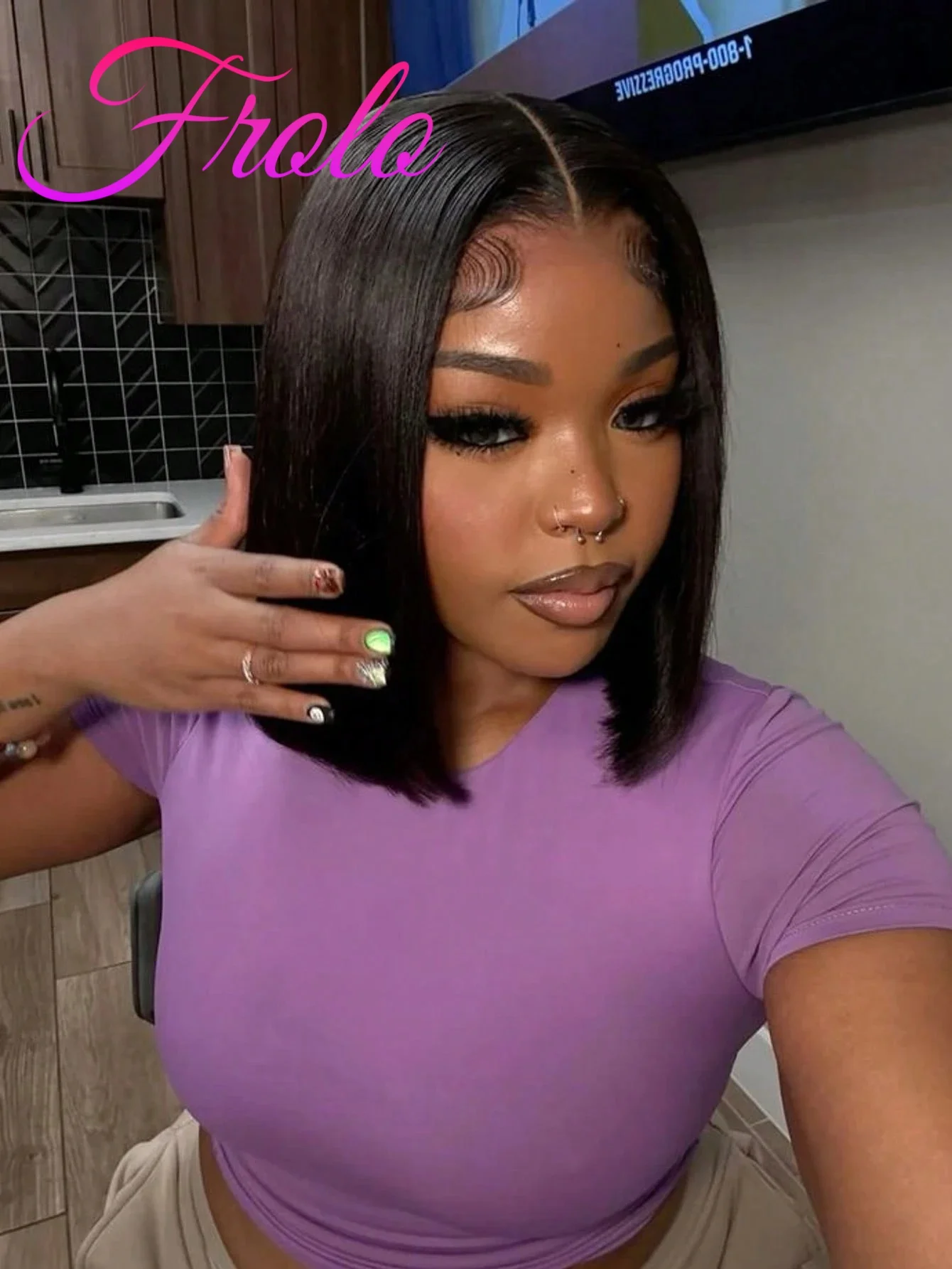 

200 Density Short Bob Wig 13x4 HD Lace Front Wigs Human Hair Straight Human Hair Wig For Women Bob Lace Front Human Hair Wigs pre plucked Brazilian Hair