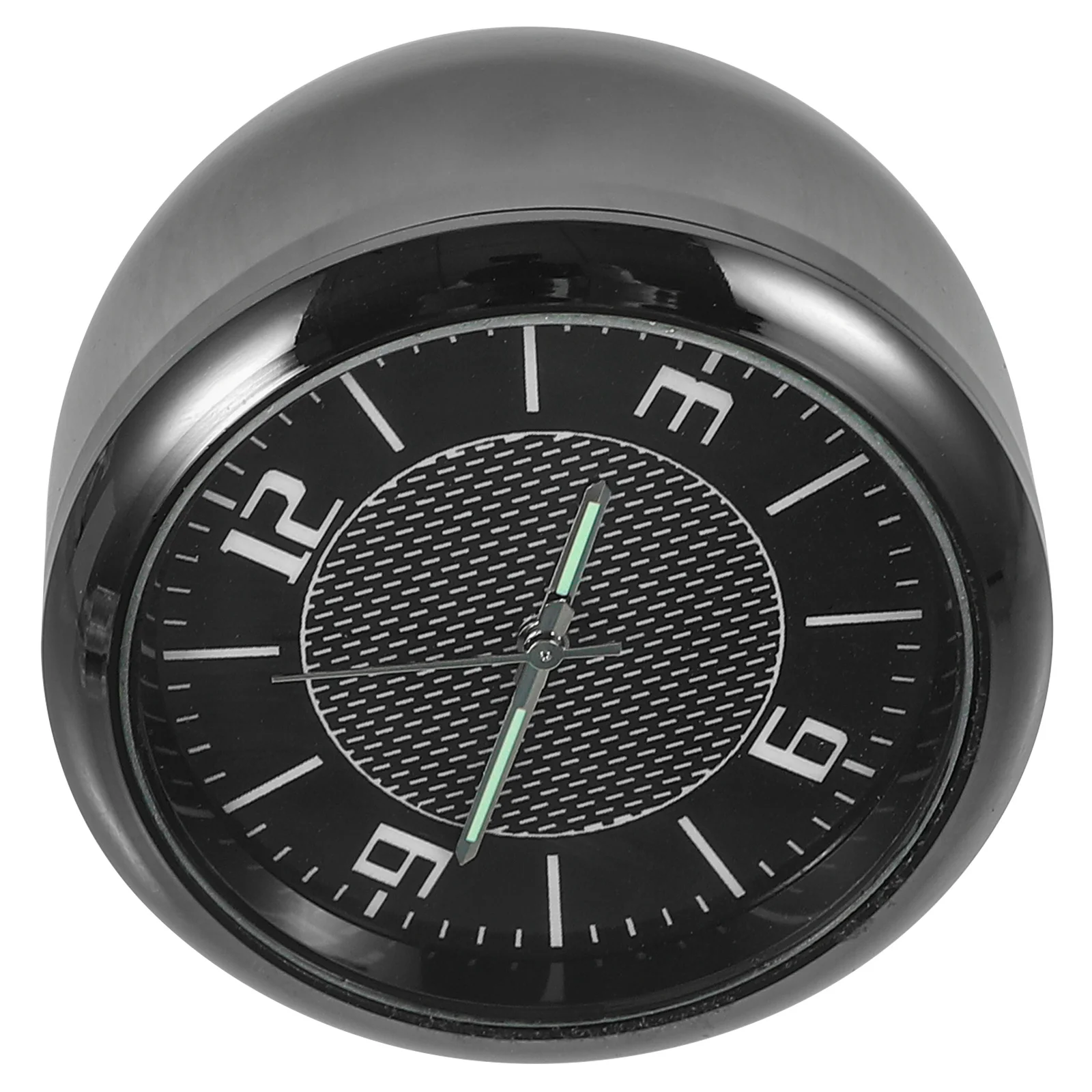 

Мини-часы для приборной панели автомобиля, светящиеся в темноте, автомобильные часы для салона, компактные, надежные, портативные, металлические