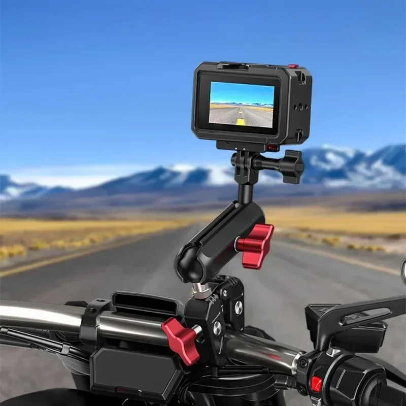 All-inclusive Aluminum Alloy Cage For DJI Osmo Action 5 Pro/4/3 Expansion Adapter Protective Housing Frame with Lens Cover