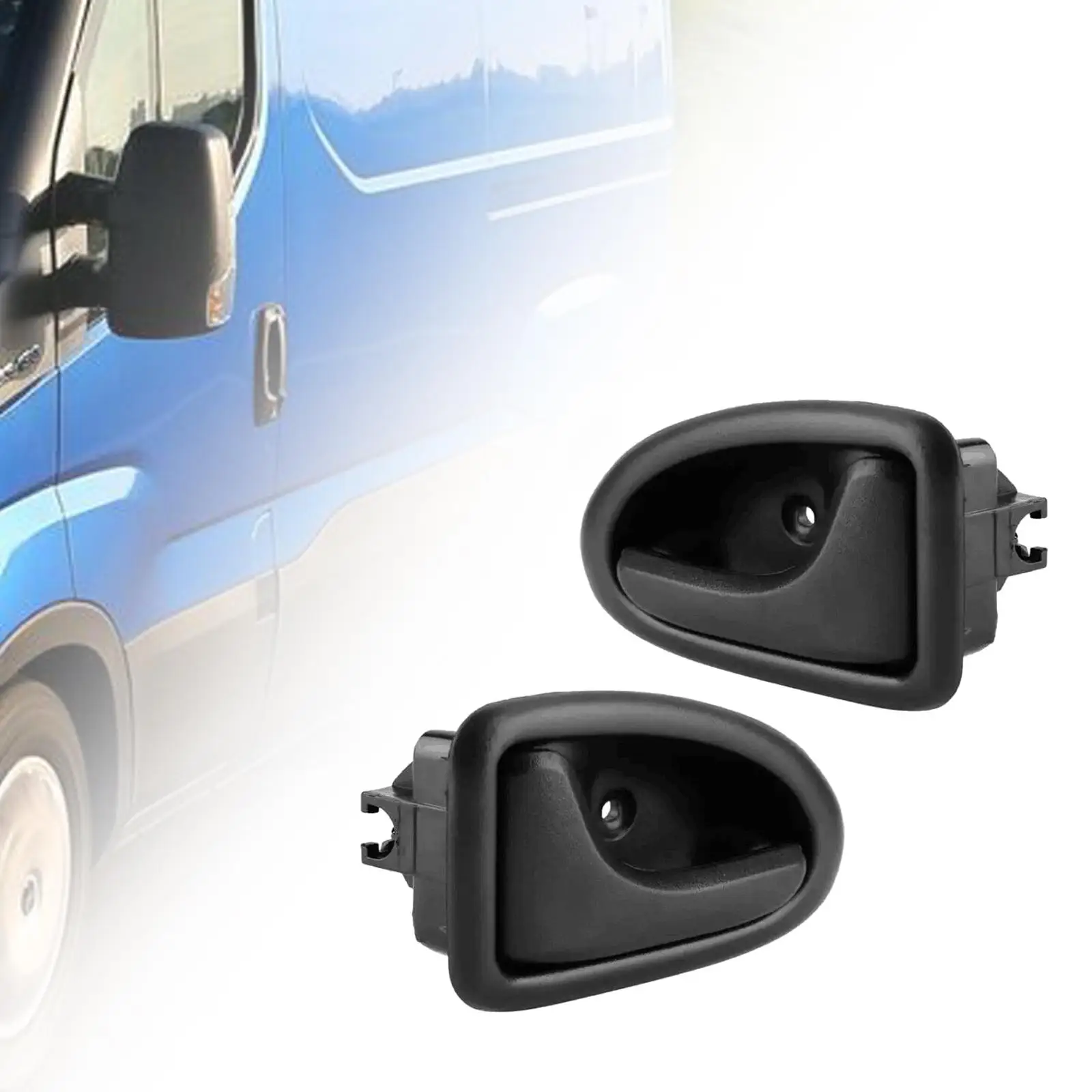 

2Pcs Interior Door Handles 7700353282 7700353283 High Performance Replace for Nissan Interstar 2002-2010 Car Accessories