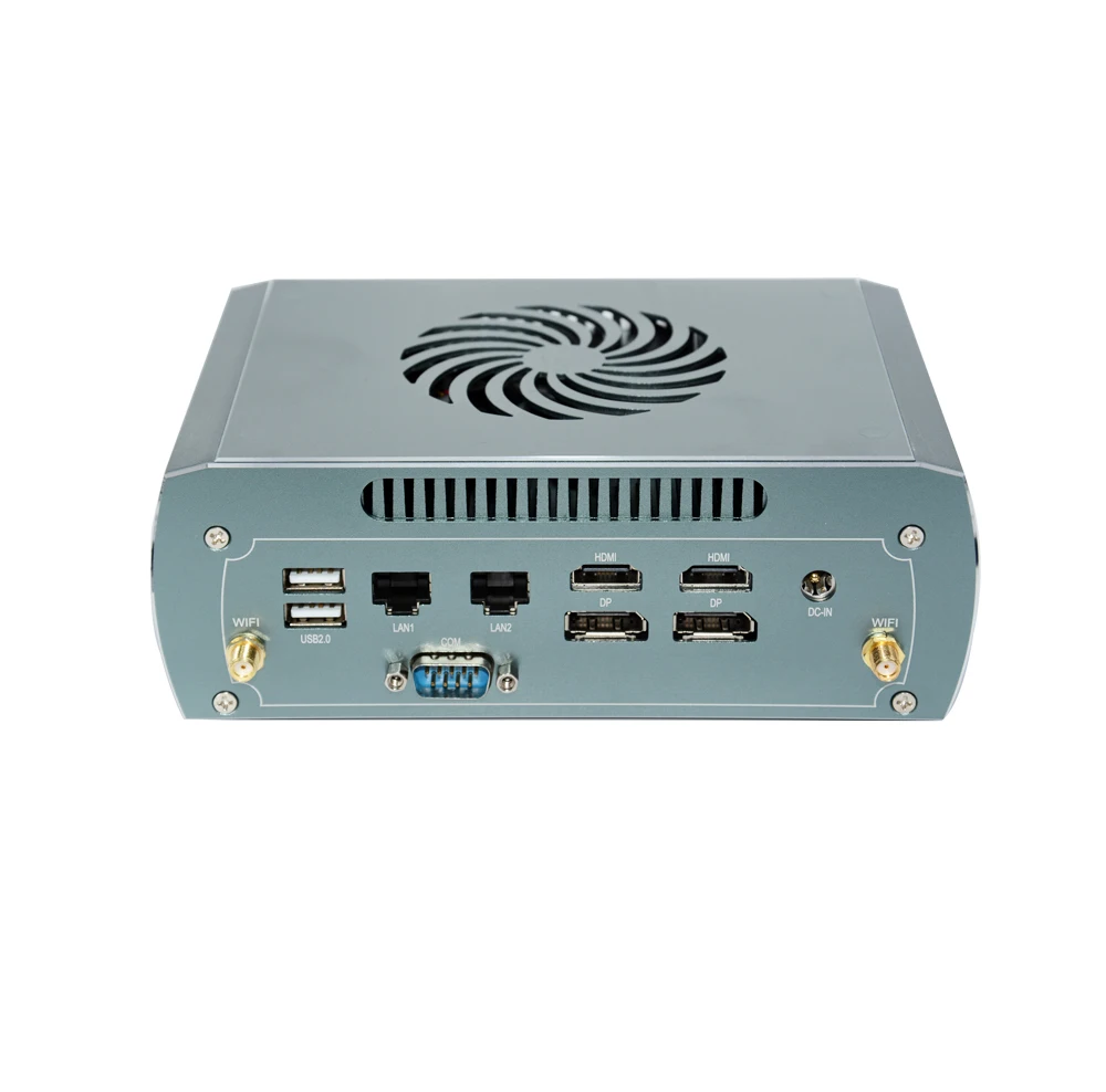 AMD Fan Mini PC Ryzen 7 8845HS R5 7640U Win 11 Dual 2.5G i226V LAN Firewall PC 2 * HD 2 * DP مكتب/كمبيوتر مكتبي منزلي Windows 11