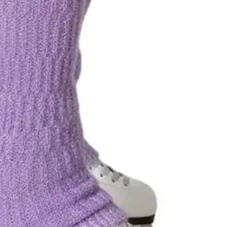 For Ice Skates Fleece Boot Covers Skating Leg Warmers Ice Rink Warm-ups Non-suffocating Leg Cover Skating Socks Lightweight 100g