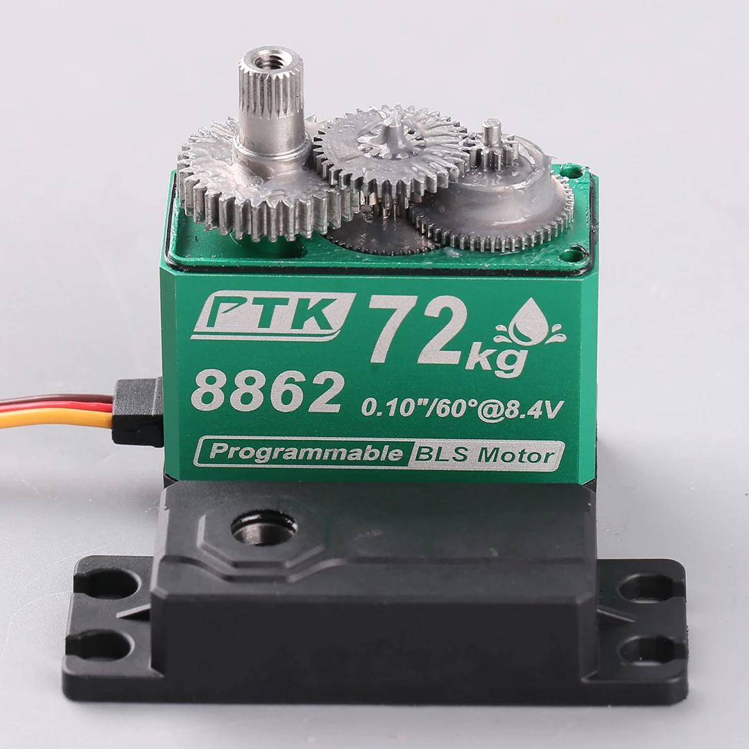 

Цифровой сервопривод PTK 8862 с высоким крутящим моментом, 70 г, для радиоуправляемых моделей автомобилей и самолетов с фиксированным крылом, с редуктором из нержавеющей стали