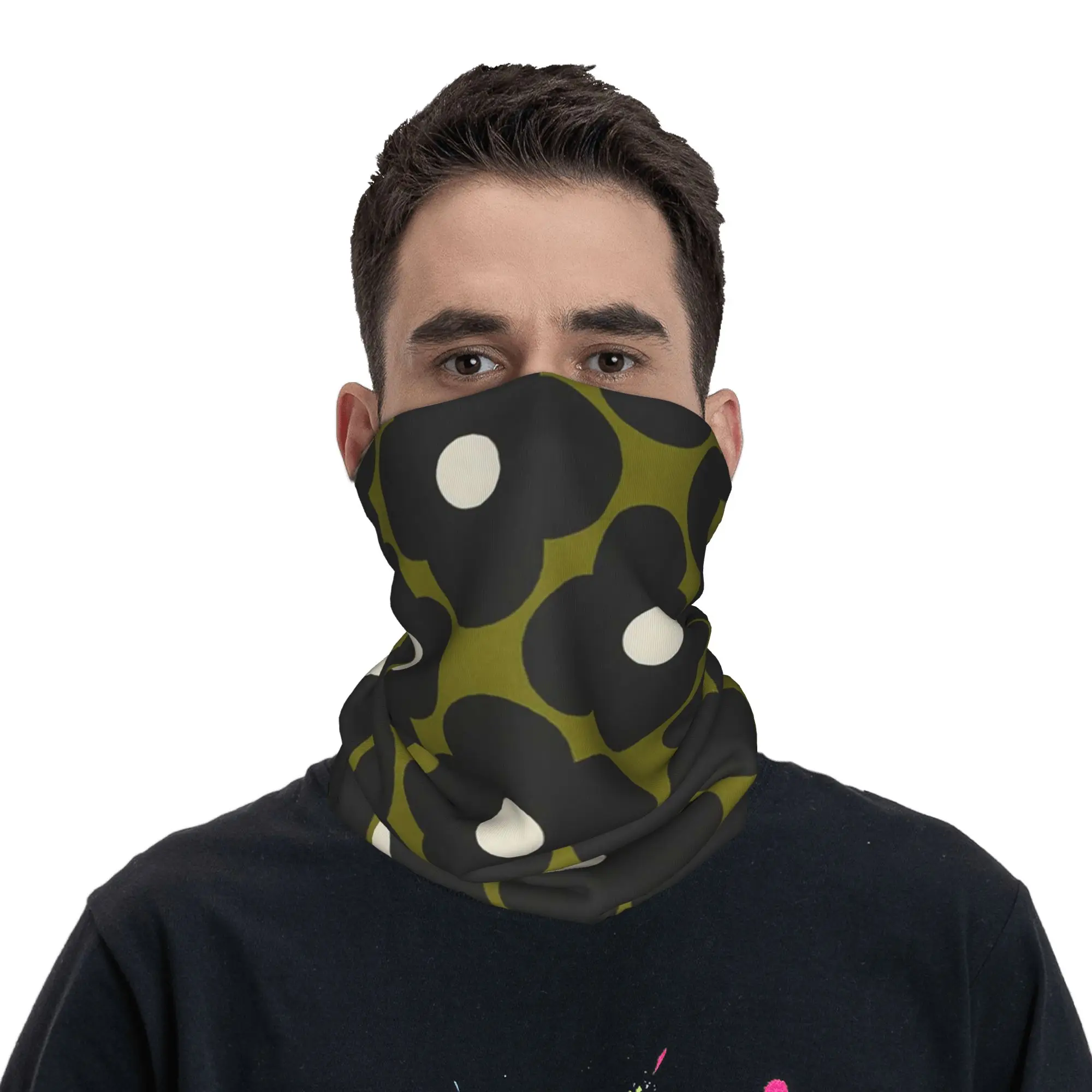 Kiely Orla Multisteam Flowers  Bandana Neck Gaiter Printed Wrap Scarf Multi-use Headwear Running Unisex Adult Washable