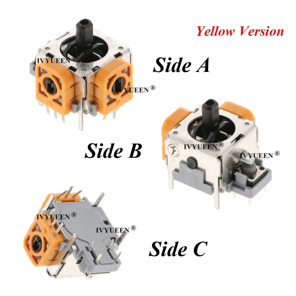 IVYUEEN 2 X 3D Analog Stick Sensor Potentiometers + 2 X Thumb Sticks ฝาปิดสำหรับ Microsoft Xbox 360 Controller Repair อะไหล่