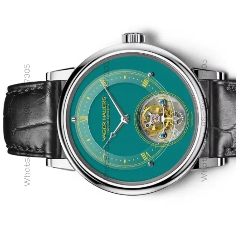 CCCC Chinese style watch men's mechanical watch tourbillon hollow leather waterproof men's watch