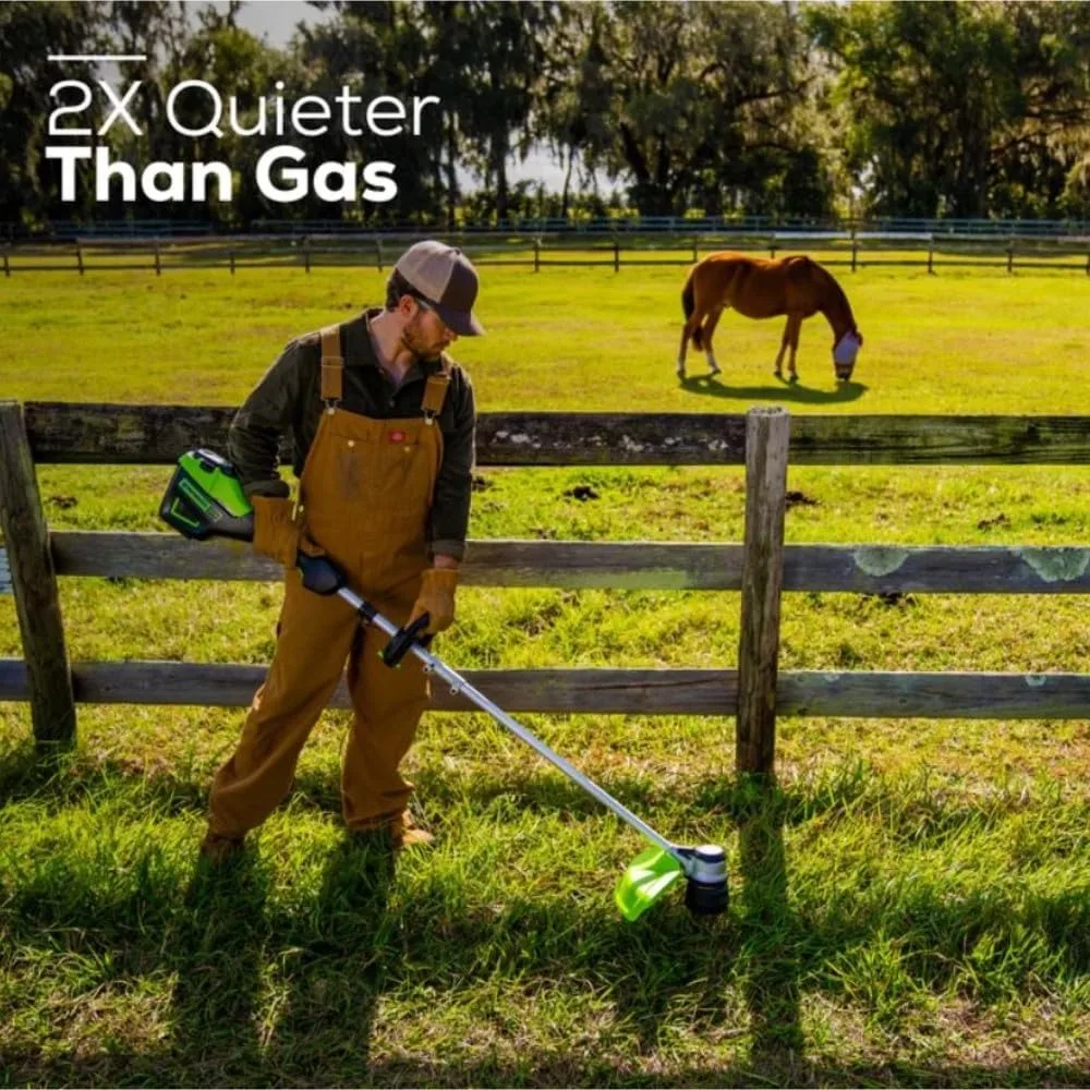 Cortadora de hilo eléctrica inalámbrica sin escobillas recta GEN2 de 16 pulgadas de iones de litio de 60 V máx., batería y cargador incluidos, Ba de grado profesional