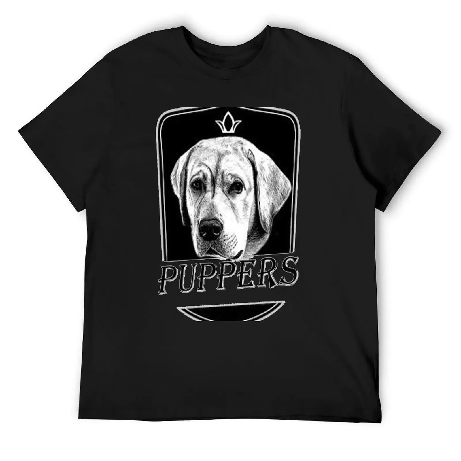 puppers beer T-Shirt vintage t shirts Aesthetic clothing shirts graphic funny t shirts for men