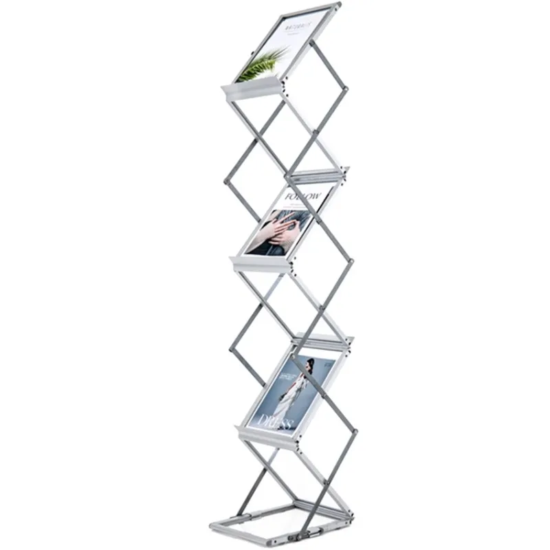 

Storage folding data rack to the ground, publicity display rack