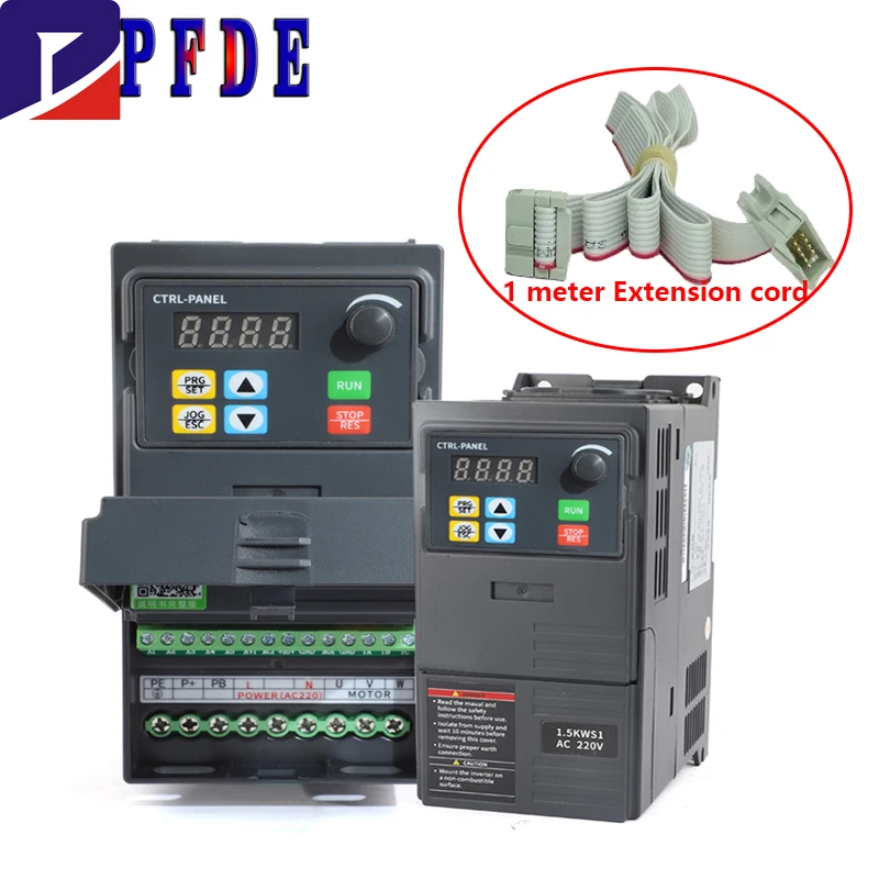 3PH 220V 380V Output VFD RS485 Heavy Vector Low-frequency High-torque Speed Controller and Programmable Variable Frequency Drive