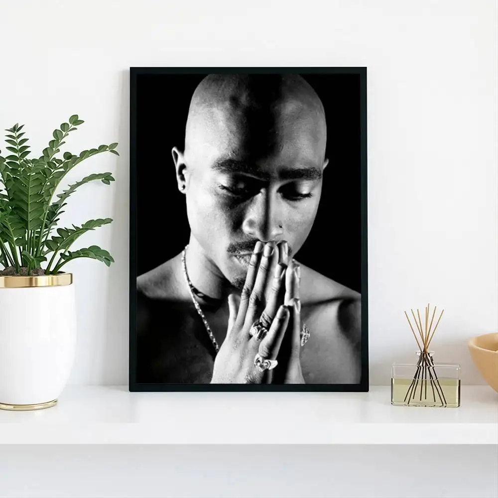 Tupac Shakur Rap Rapper  Poster High Quality Dorm Living Room Aesthetic Wall Decoration Painting Stickers Gift