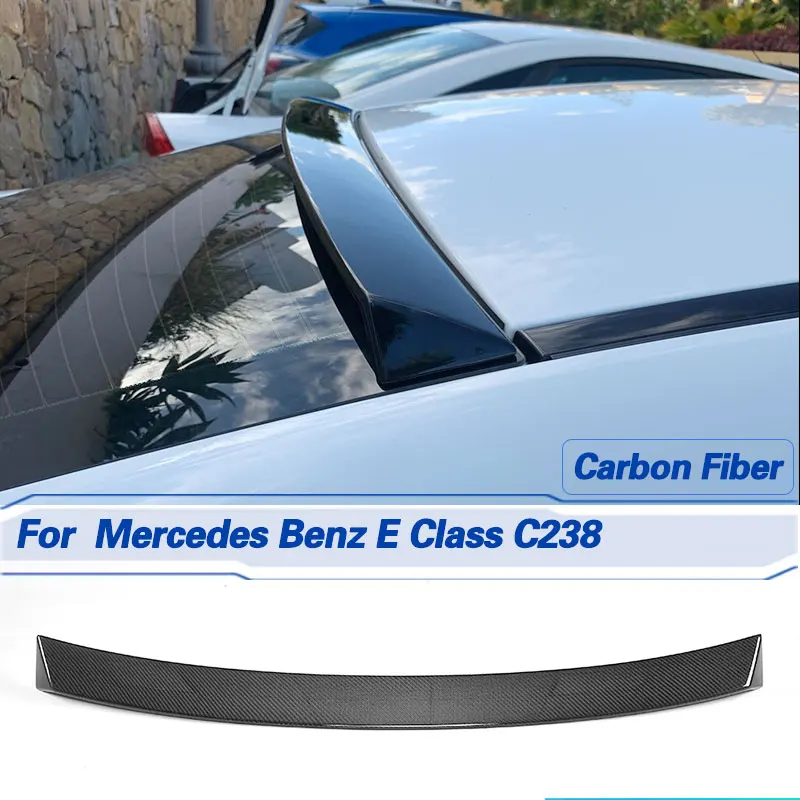 

Car Rear Roof Spoiler Wings Carbon Fiber for Mercedes Benz E Class C238 E400 Coupe 2-Door 2017 2018 Racing Rear Spoiler FRP