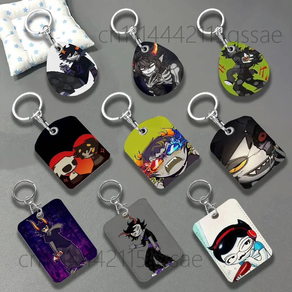 Магнитный чехол-брелок N-Nepeta H-Homestuck для Apple Airtags, также подходит для устройств-трекеров/локаторов для собак Pandora Tag.