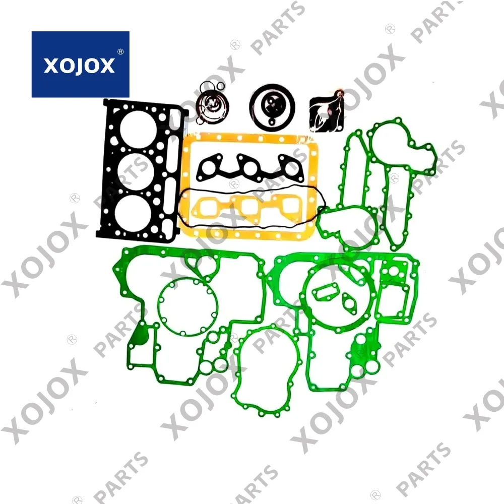 

XOJOX D1503 Полный комплект прокладок головки для двигателя Kubota D1503 Экскаватор KX91-3 U35 Погрузчик R420 R420S Трактор L2900 L3