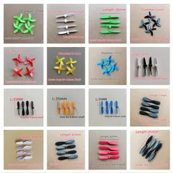 30mm 31mm 35mm 37mm 42mm 45mm 46mm 38mm For 0.8mm Shaft Props Propellers Blades Fans For R/C Drone Quadcopter Spare Parts